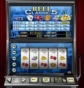 5 Reel 5 Payline Slot (Reel Classic 5) - CLICK to ENLARGE 5 Reel 5 Payline Online Slot (Reel Classic 5)