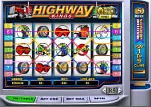 5 Reel 9 Payline Multiline Slots (Highway Kings) - CLICK to ENLARGE 5 Reel 9 Payline Multiline Slots (Highway Kings)