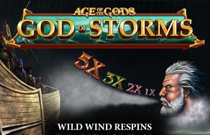 Age of the Gods: God of Storms – Playtech Progressive Jackpot